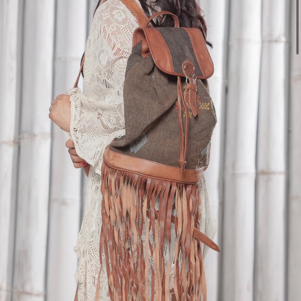 Z&L Europe fringe boho bag